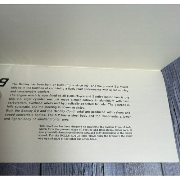 1960 ROLLS ROYCE & BENTLEY DLX DOUBLE COLOR BROCHURE 36-pgs CUSTOM COACHWORK - Picture 13 of 16